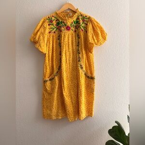Uncle Frank Sunny Boho Daisy Dress Size Large by Ivy Jane original price $189